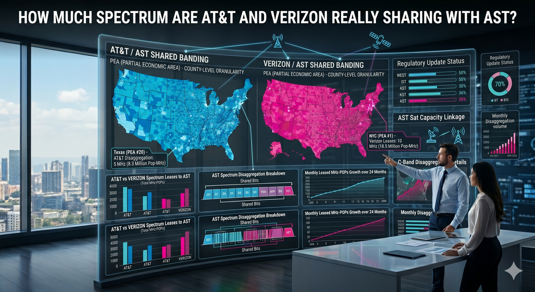 How Much Spectrum Are AT&T and Verizon Really Sharing with AST?