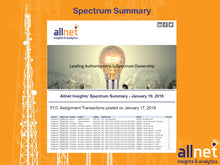 Spectrum Transaction Summary